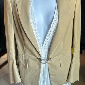 Balenciaga Elegant Tan Blazer